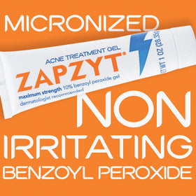 Zapzyt on bathroom counter next to skincare items illustrating daily routine compatibility and discreet use
