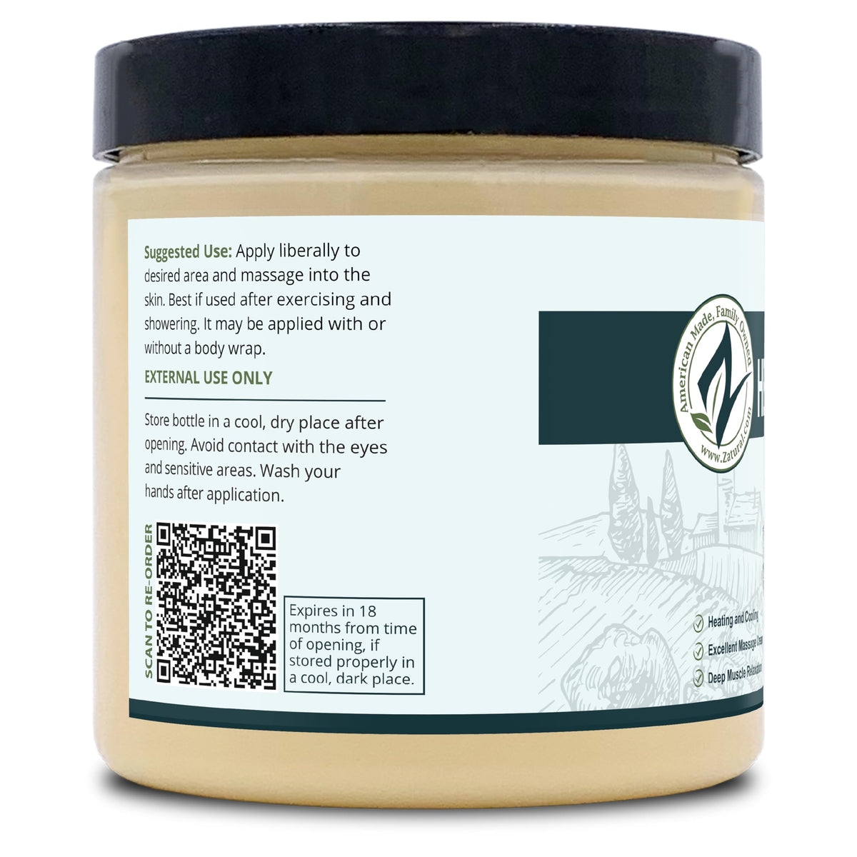 Zatural close-up of aloe and hemp ingredients highlighting natural nourishment