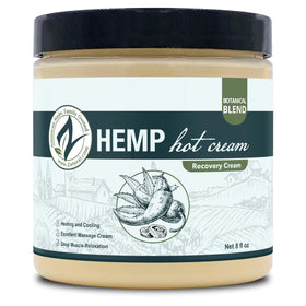 Zatural hot cream texture close-up displaying smooth cream for easy massage