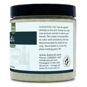 Zatural jar on bathroom shelf in lifestyle scene, suggests daily use