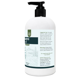 Zatural neem leaves and botanicals highlighting natural extract