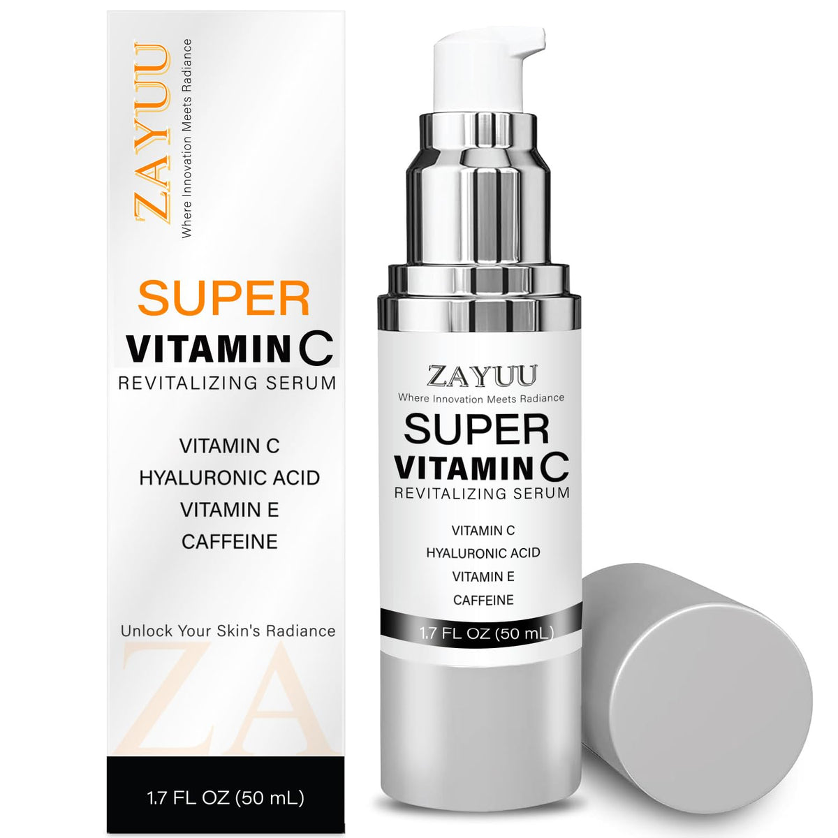 ZAYUU front packaging showing bottle and label for clear identification and trust