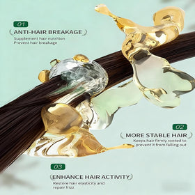 zdiwond Fari Oil application to scalp demonstrating targeted nourishment benefit