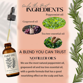 zdiwond Fari Oil label close-up highlighting organic botanicals and clarity
