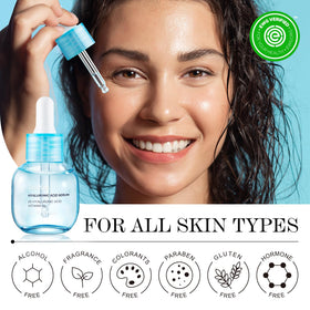 ZealSea serum applied to damp skin demonstrating quick absorption benefit