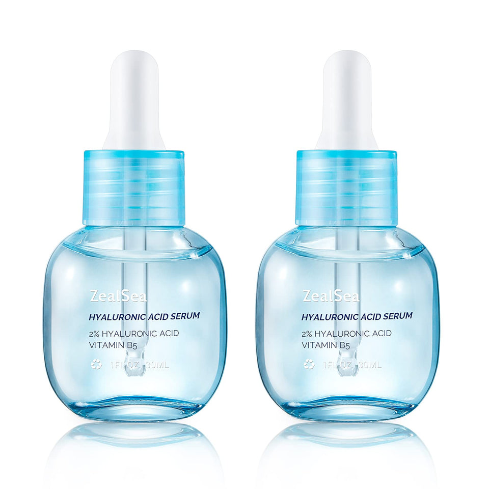 ZealSea front packaging showcasing clean hydrating serum benefits