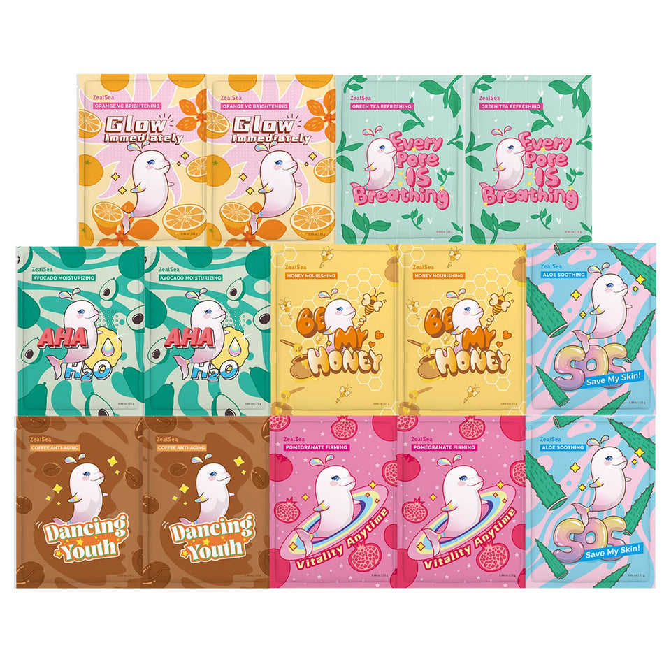 ZealSea front packaging showing 14-pack variety and clear benefits