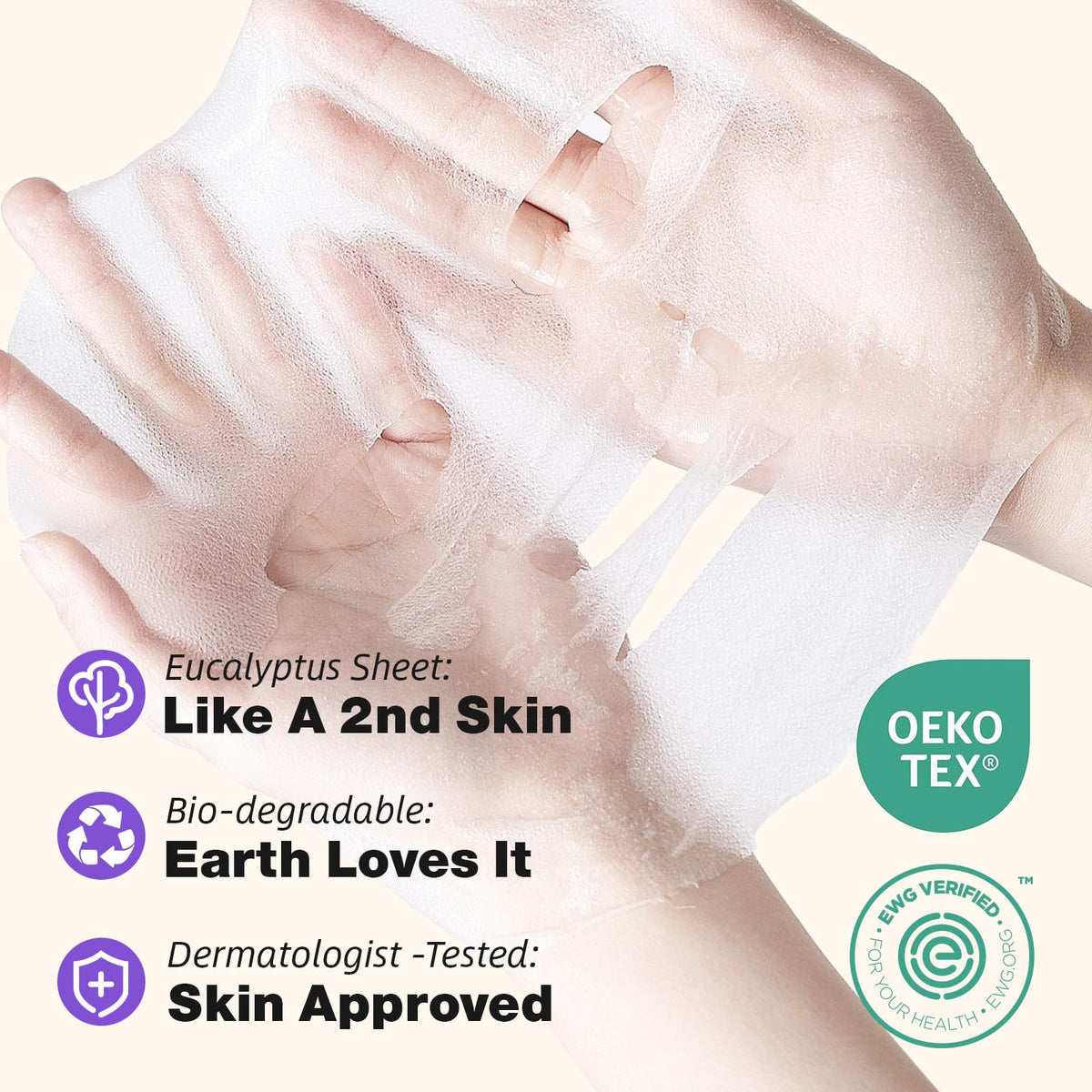 ZealSea size comparison with hand illustrating compact travel-friendly pack