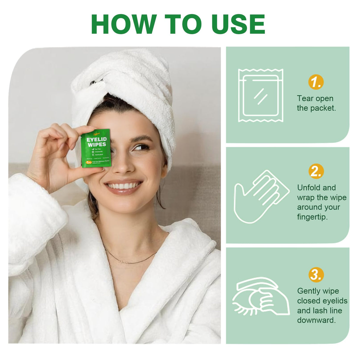 Zeefpod wipe in hand to show extra-large size and easy grip