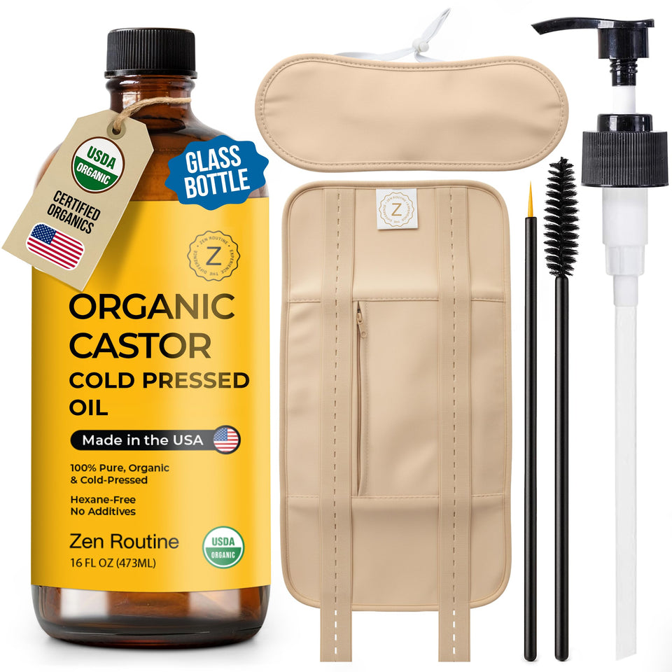 Zen Routine front packaging showing kit contents and benefits