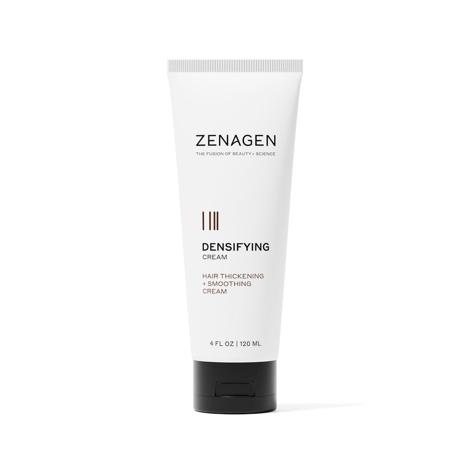 Zenagen front packaging showing product and benefits for fuller hair