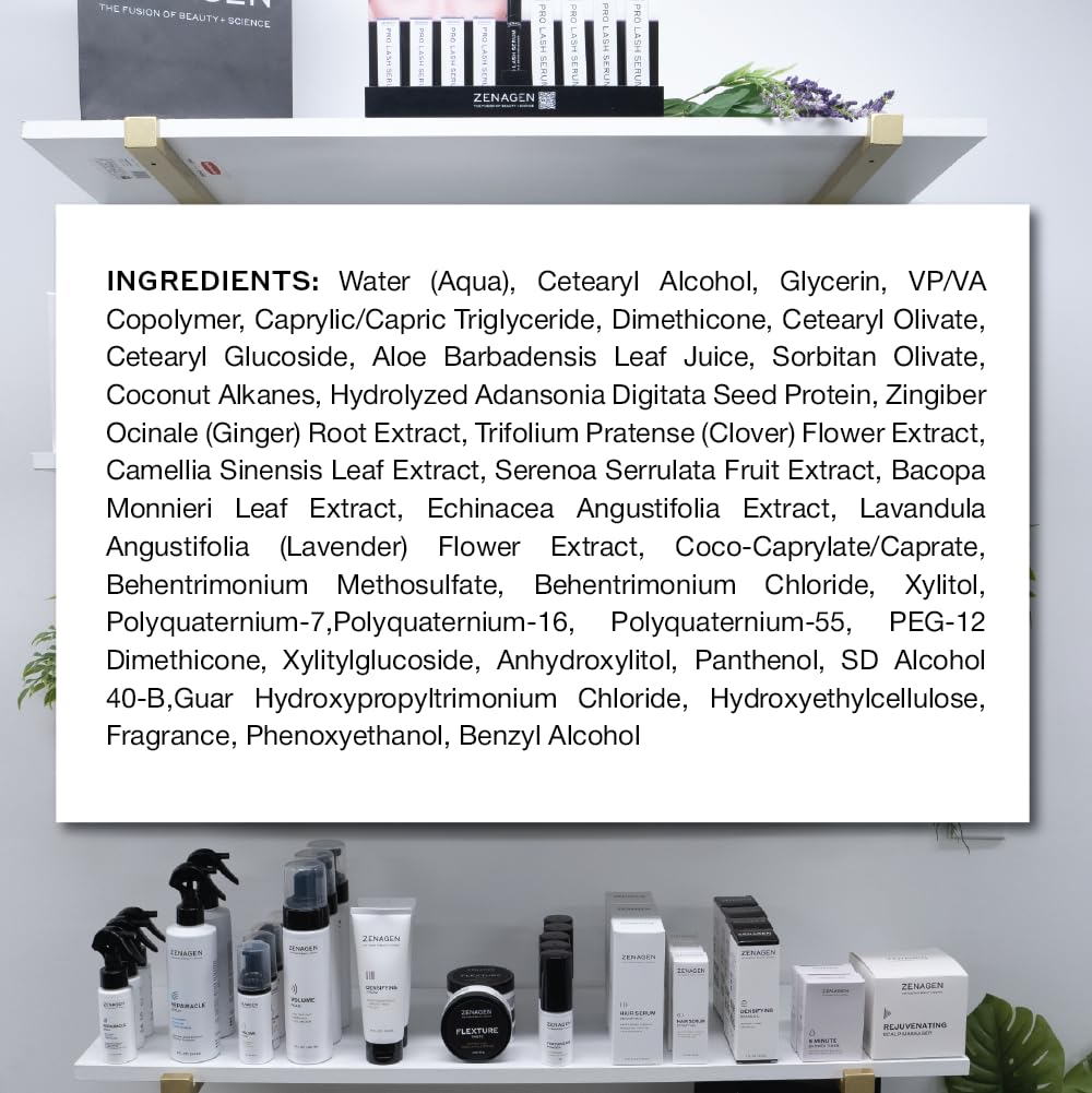 Zenagen cream next to ruler to show 4 oz size and travel friendly