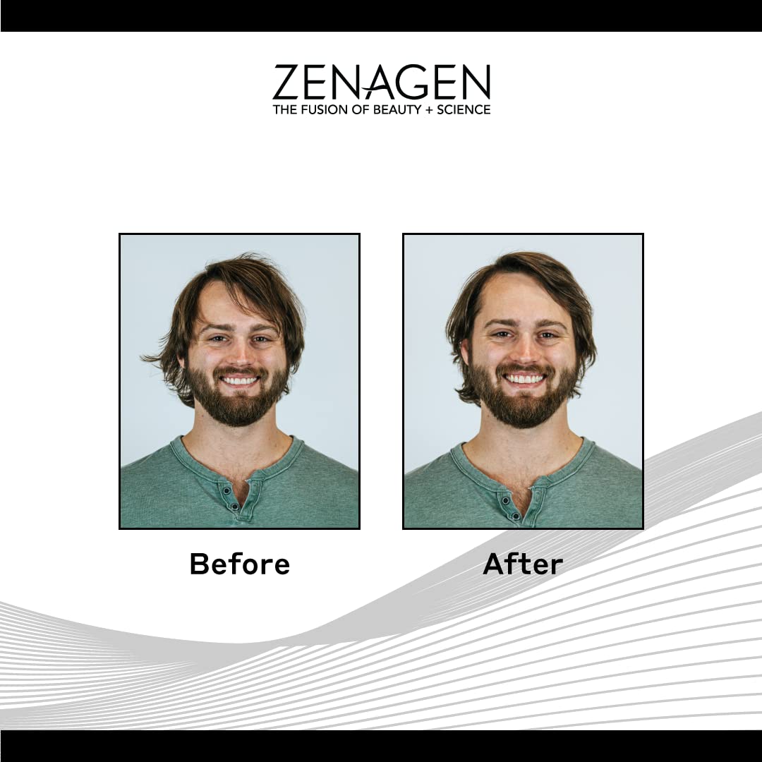 Zenagen Flexture Paste applied to hair for textured matte definition and control