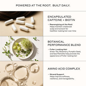 Zenagen styled on bathroom shelf conveying routine-friendly benefit