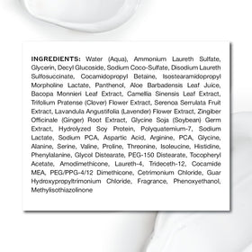 Zenagen applied to wet hair demonstrating detangling and manageability