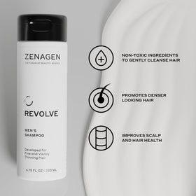 Zenagen Revolve being left in hair for five minutes to enhance texture