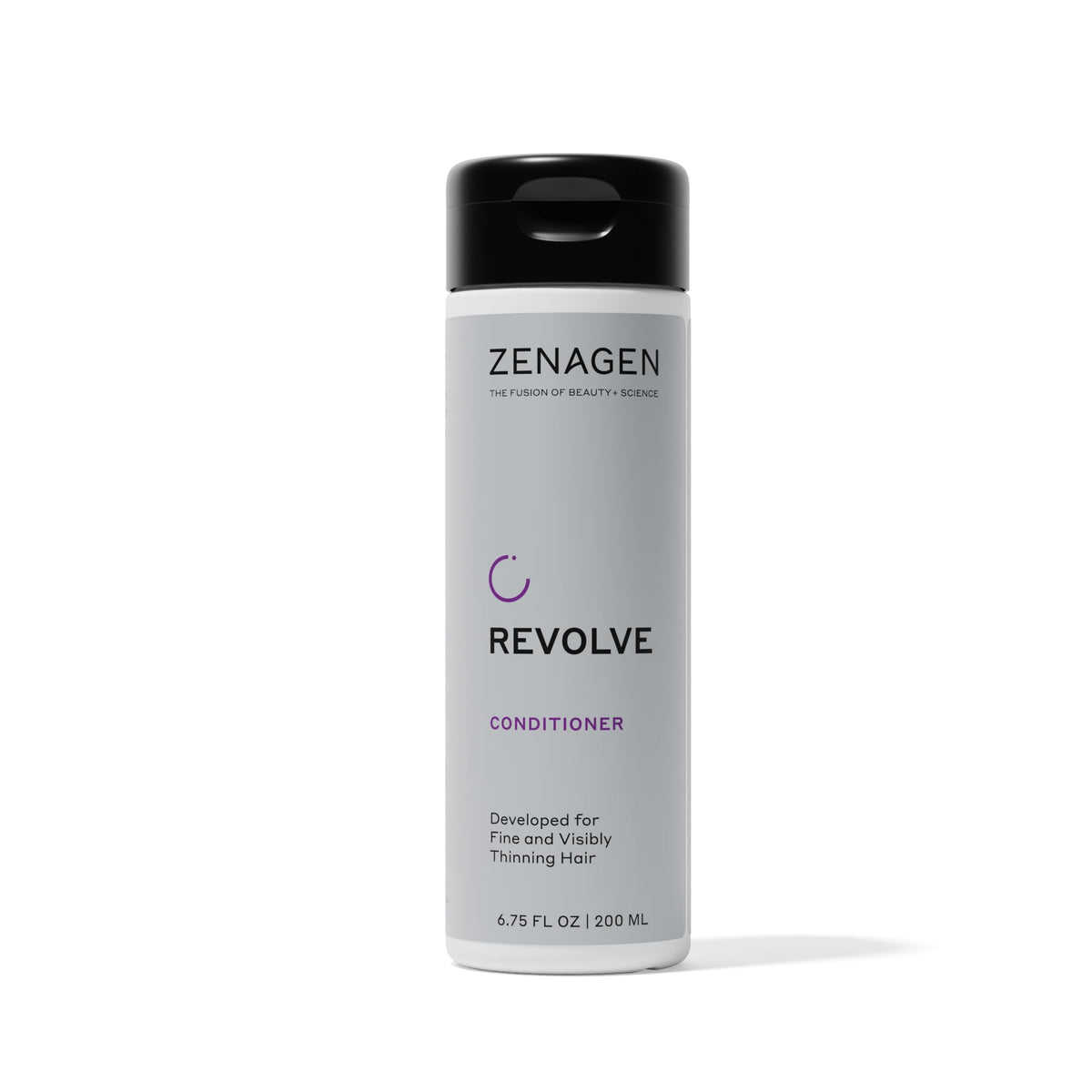 Zenagen Revolve front packaging showing bottle and clear product benefit