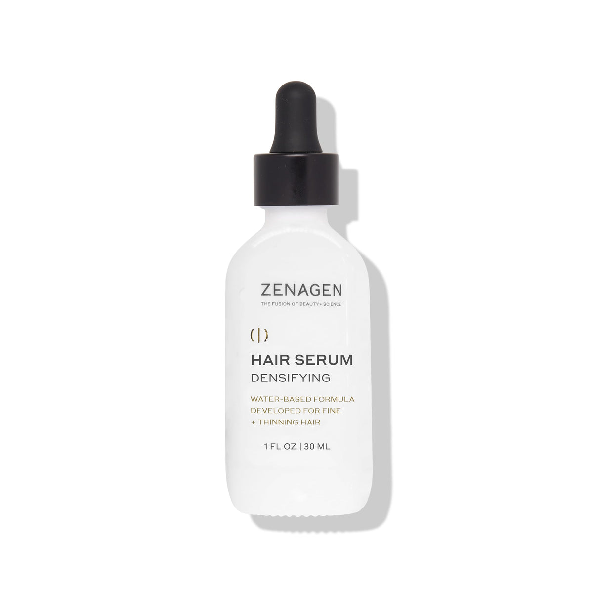 Zenagen bottle front packaging showing brand and lightweight formula benefit