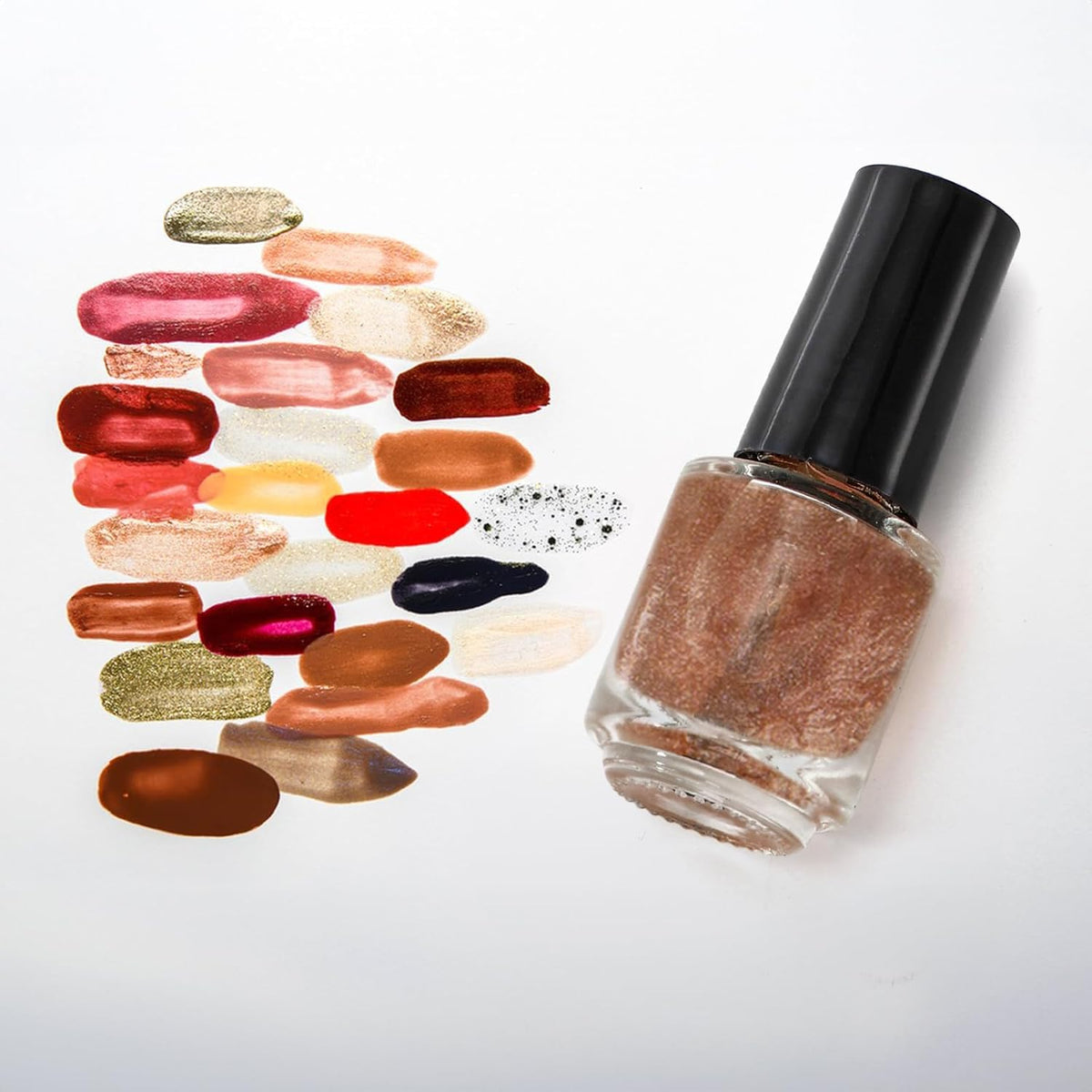 ZENFUN nail polish swatches from bottles showing accurate color display