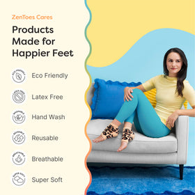 ZenToes plush fabric texture emphasizing soft, gentle comfort
