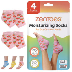 ZenToes front packaging showing pink strawberries and relaxing gift appeal