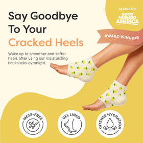 ZenToes gel heel close-up showing moisturizing cushion and protection