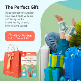 ZenToes gift box styled as spa present for thoughtful gifting