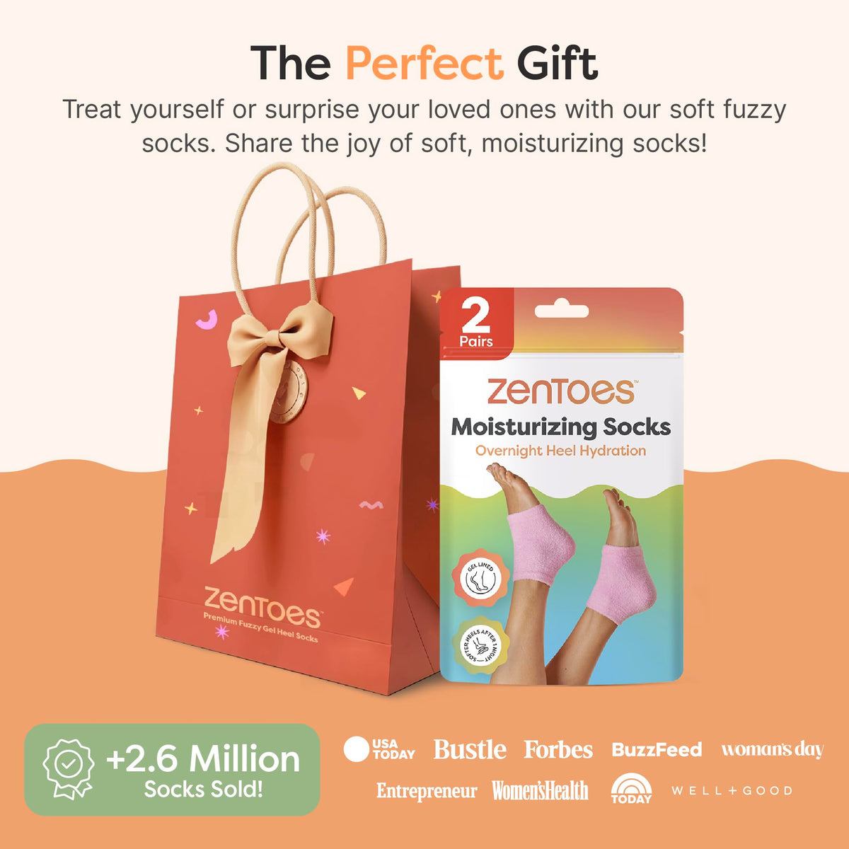 ZenToes gift-ready styling set as a spa present for pampering