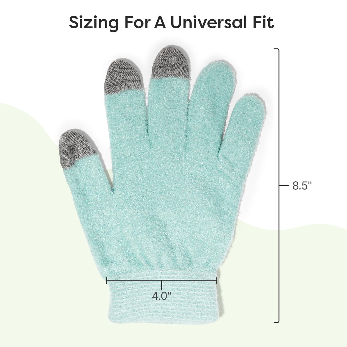 ZenToes size comparison with hand to show one-size-fits-most convenience