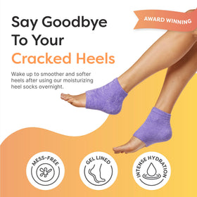 ZenToes heel gel close-up revealing infused oils and targeted hydration