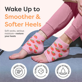 ZenToes close-up of heel gel texture highlighting targeted moisture