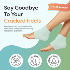 ZenToes close-up of gel heel patch showing moisturizing detail