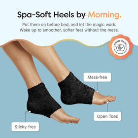 ZenToes heel gel close-up highlighting infused oils and targeted hydration