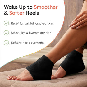 ZenToes heel gel close-up highlighting infused oils and moisturising action