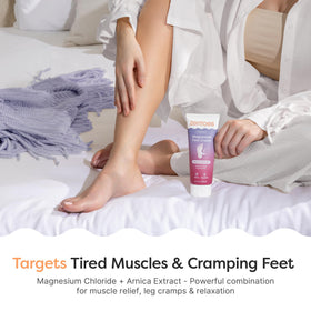 ZenToes open cap with creamy texture demonstrating fast-absorbing formula