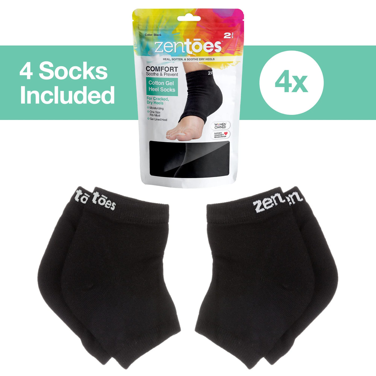 ZenToes open-toe design detail highlighting breathability and overnight comfort