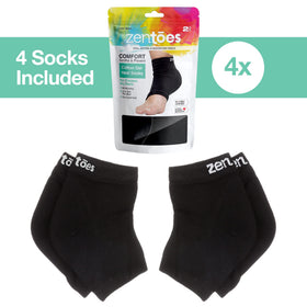 ZenToes open-toe design detail highlighting breathability and overnight comfort
