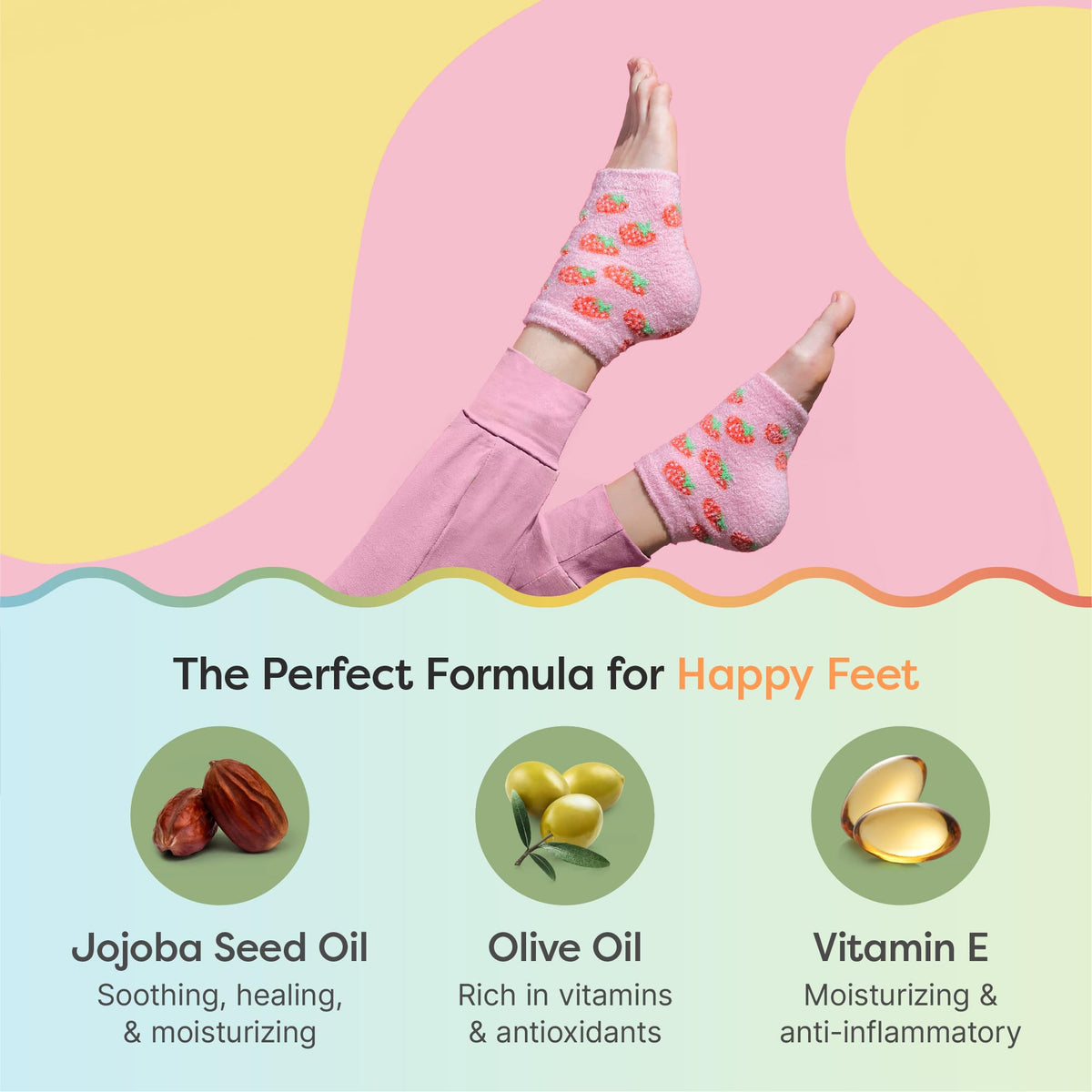 ZenToes socks worn on foot demonstrating snug regular fit and comfort