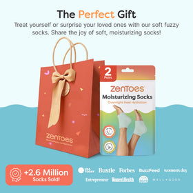 ZenToes in a spa-like setting conveying relaxing self-care benefit