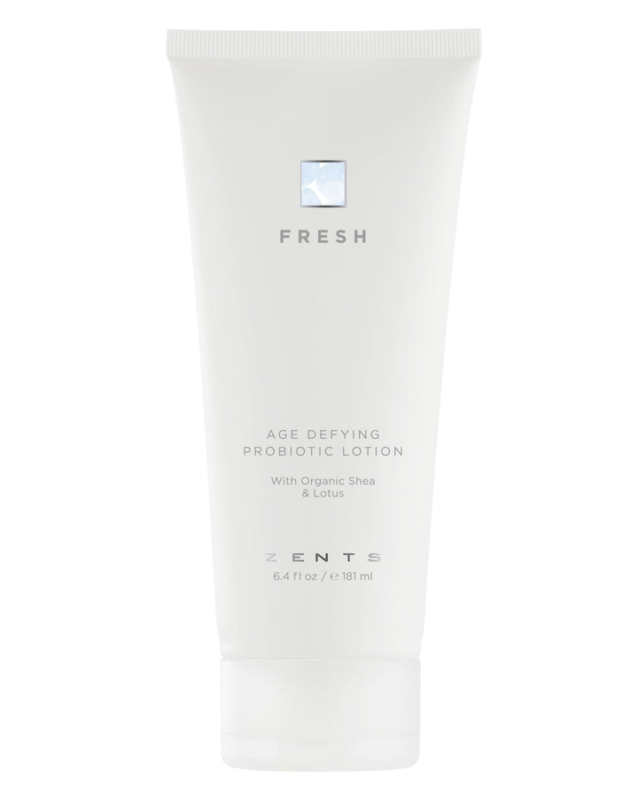 Zents front packaging showing bottle and Fresh fragrance benefit of lightweight hydration