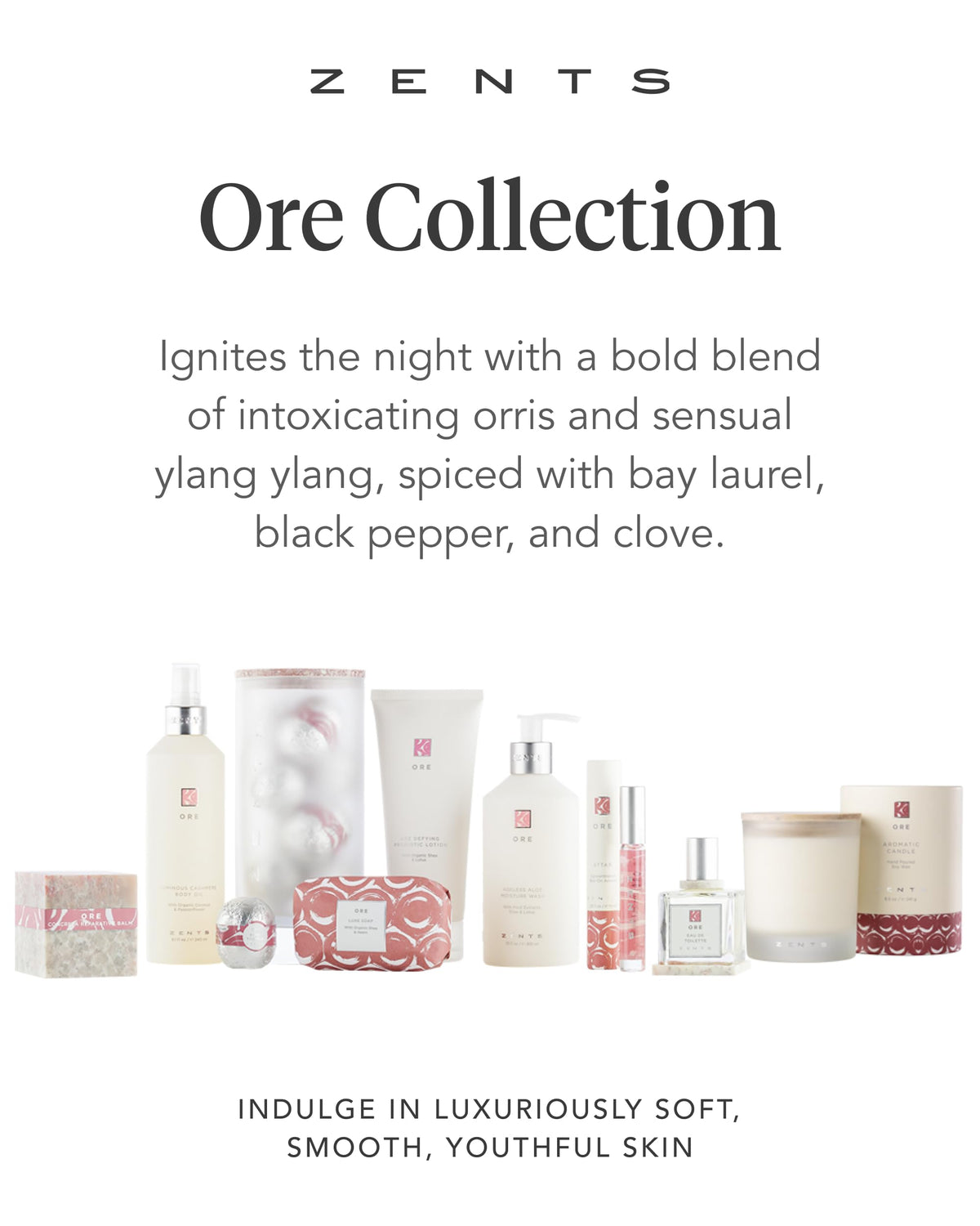 Zents on bathroom shelf in lifestyle scene adding luxury ambiance