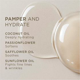 Zents oil droplet on skin showing silky texture and luminous finish