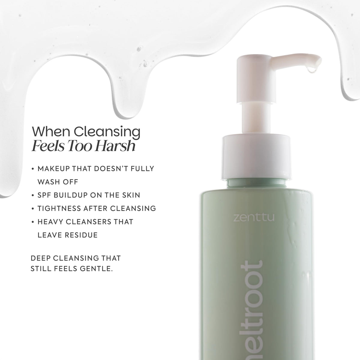 zenttu centella leaf ingredient focus highlighting soothing benefit