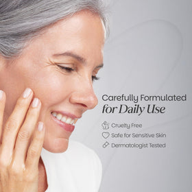 zenttu product on bathroom counter in routine setting showing calming skincare ritual benefit