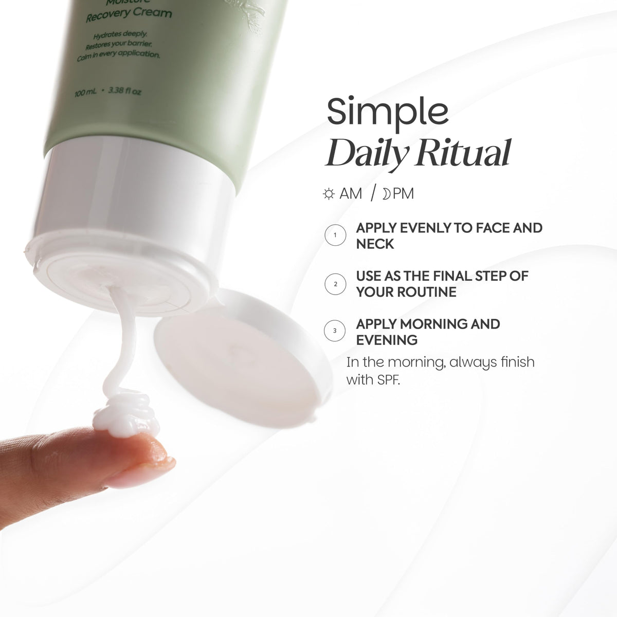 zenttu open jar top view revealing smooth cream ready to apply