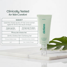 zenttu packaging label with Korean origin indicating quality benefit
