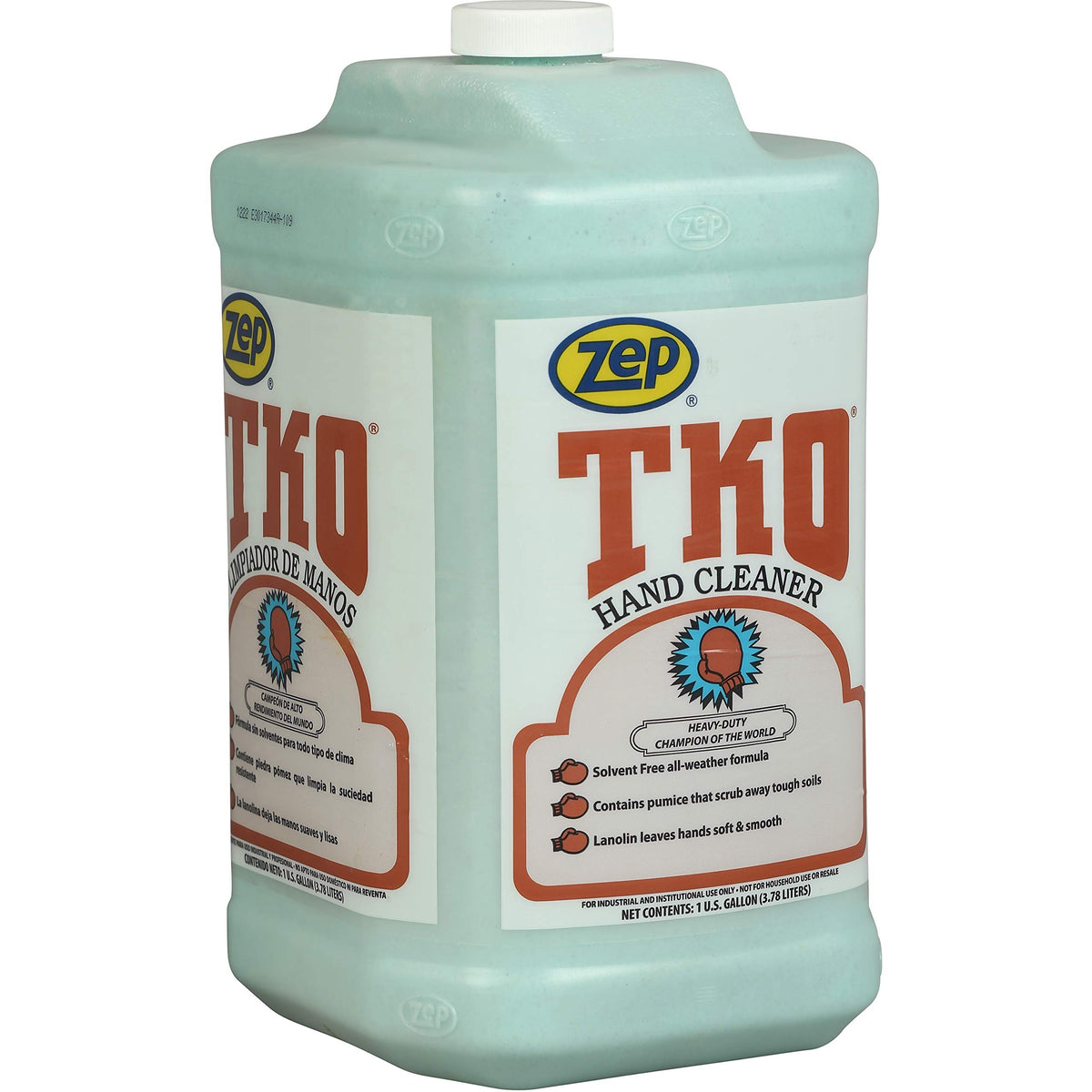 Zep TKO front label showing product and quick grease-removal benefit