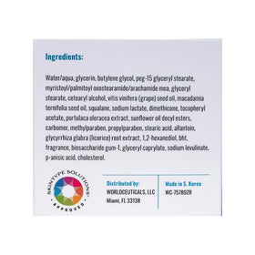 ZERAFITE being applied to hand model, illustrates quick absorption and hydration
