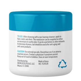 ZERAFITE cream texture close-up highlighting lightweight absorbent finish benefit
