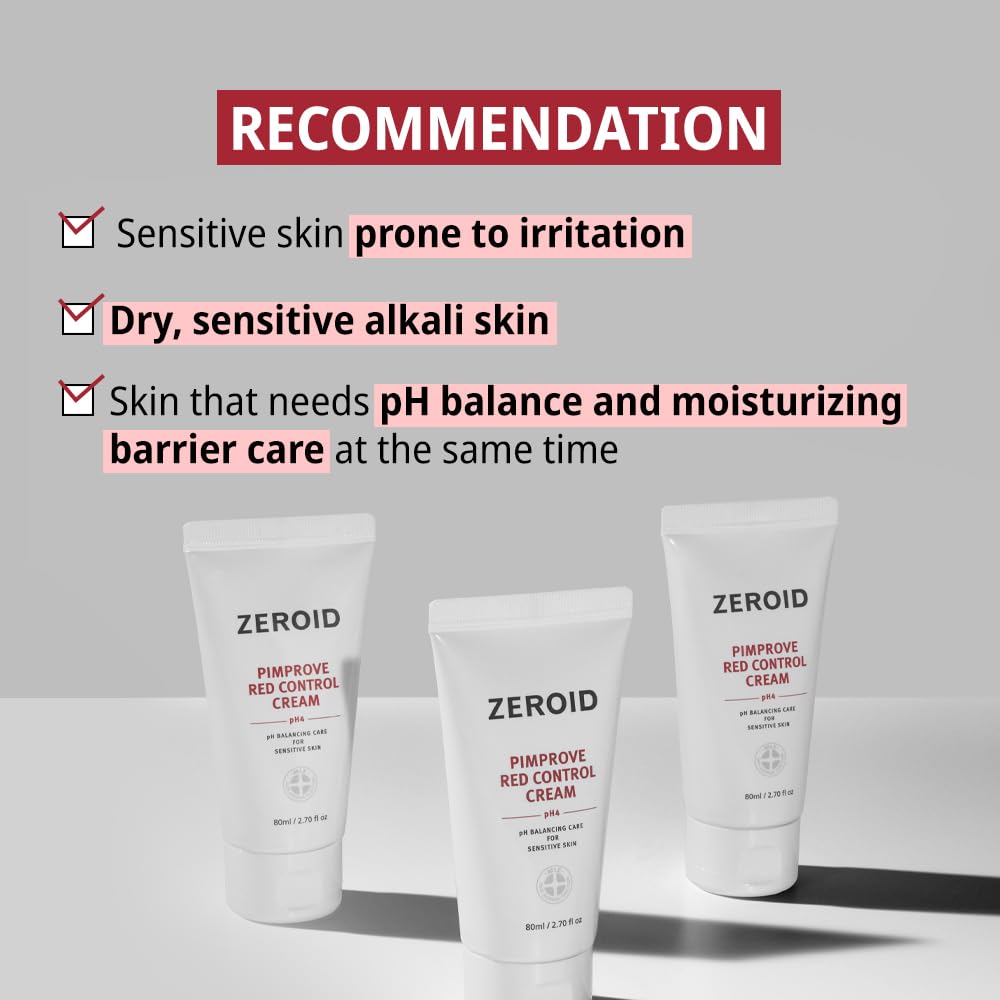 ZEROID cream being applied to hand, soothing hydration demonstrated